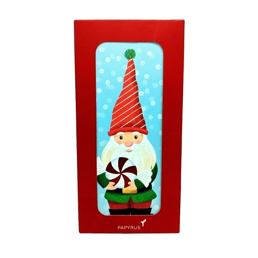 PAPYRUS "No Place Like Gnome" Christmas Greeting Cards Box of 16 w Envelopes